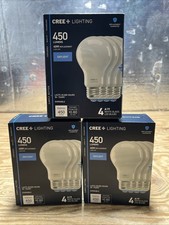 Cree Lighting 40watt Eq A19 Daylight Medium Screw Base 12 White Glass Led Bulbs
