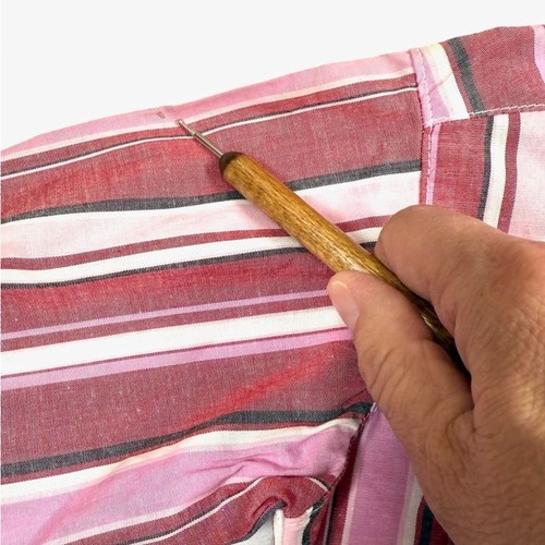Dickies nuovo con etichette bambina rosa di ispirazione vintage rosa a righe bottoni 3T - Foto 7 di 11