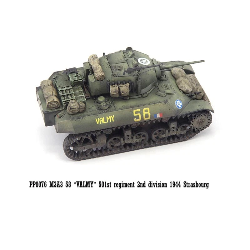 S-Model 1/72 Free French 501st Tank Regiment M3A3 Tank Valmy Finished Model - Image 4 of 4