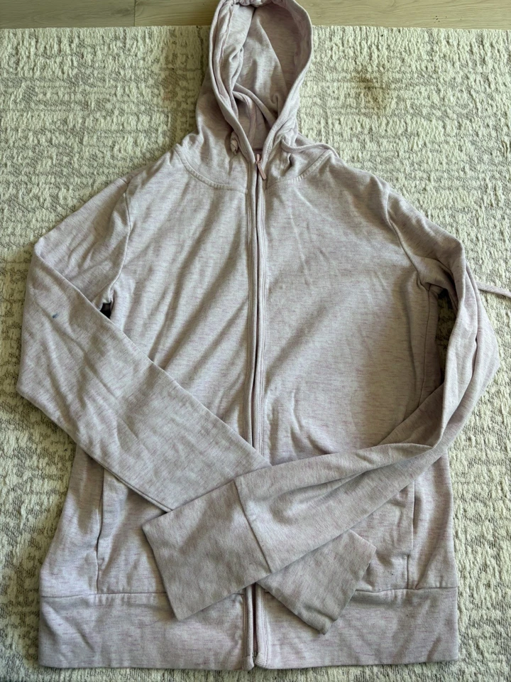 Mujer Uniqlo Cremallera Completa Atlética Ligera Pequeña Sudadera con Capucha Algodón Niños XS Foto 2 de 4