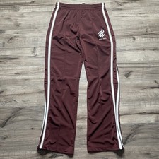 Y2K Rocawear Maroon Track Pants Sweats Size L Striped Hip Hop Streetwear Logo
