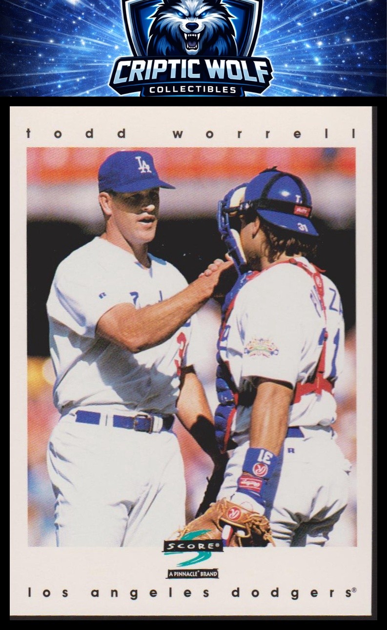 1997 Score #392 Todd Worrell Los Angeles Dodgers