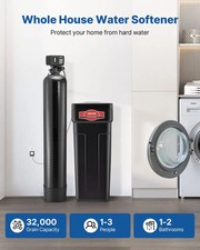 Water Softener, 64,000 Grains Whole House Water Softener System, with Automatic