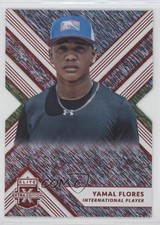 2018 Panini Elite Extra Edition Status Red Die-Cut 43/99 Yamal Flores #186 hf2