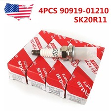 4 Pcs Spark Plugs Fit For 90919-01210 Denso Sk20r11 3297 Iridium Camryrav4 4 Pcs Spark Plugs Fit For 90919-01210 Denso Sk20r11 3297 Iridium Camryrav4