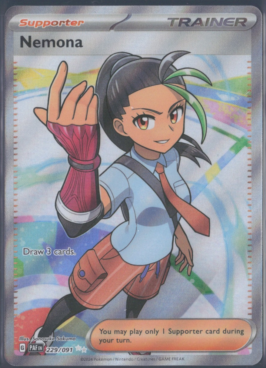 Pokémon TCG | Paldean Fates | Nemona 229/091 | NM | Full Art