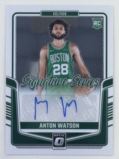 Anton Watson 2024-25 Panini Donruss Optic Signature Series Auto RC #SS-WAT Card
