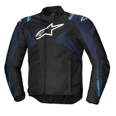 Alpinestars T-Jaws V4 WP Motorcycle Sports Textile Jacket (Black/Dark Blue/Blith