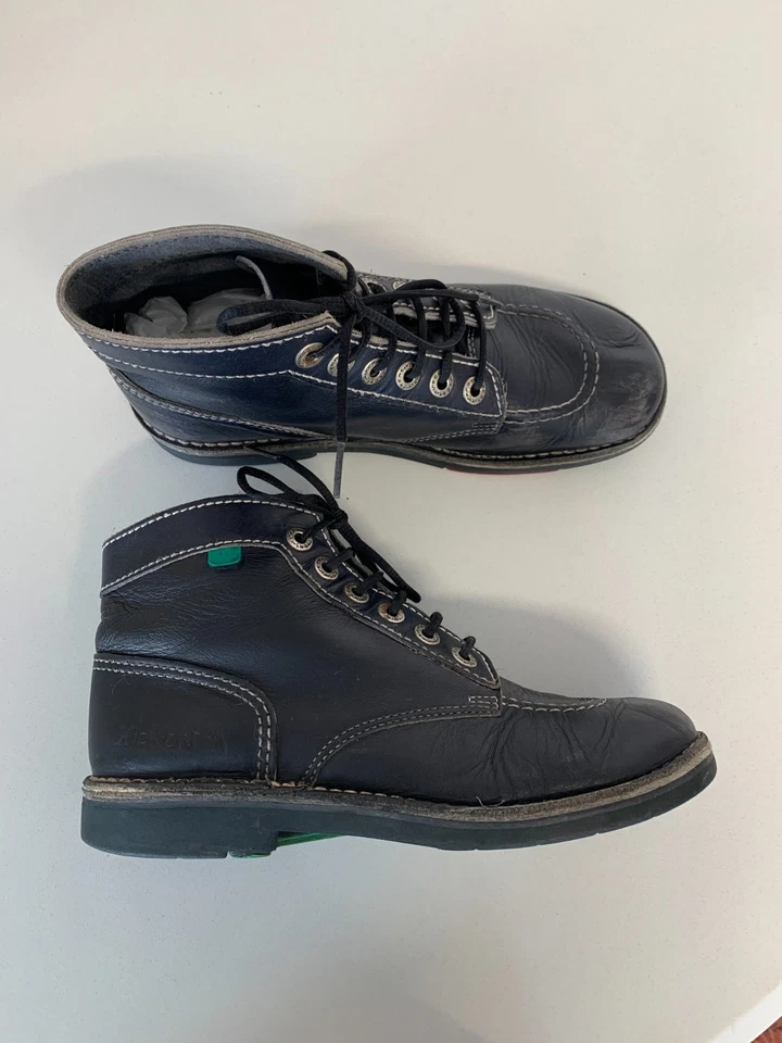 Bottines Kickers cuir gris foncé P.40 - Photo 1/4