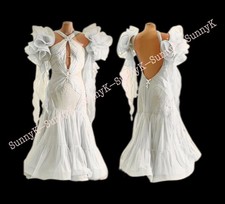 Handmade Dance Dress/Standard Ballroom Competition smooth Waltz Tango Costume