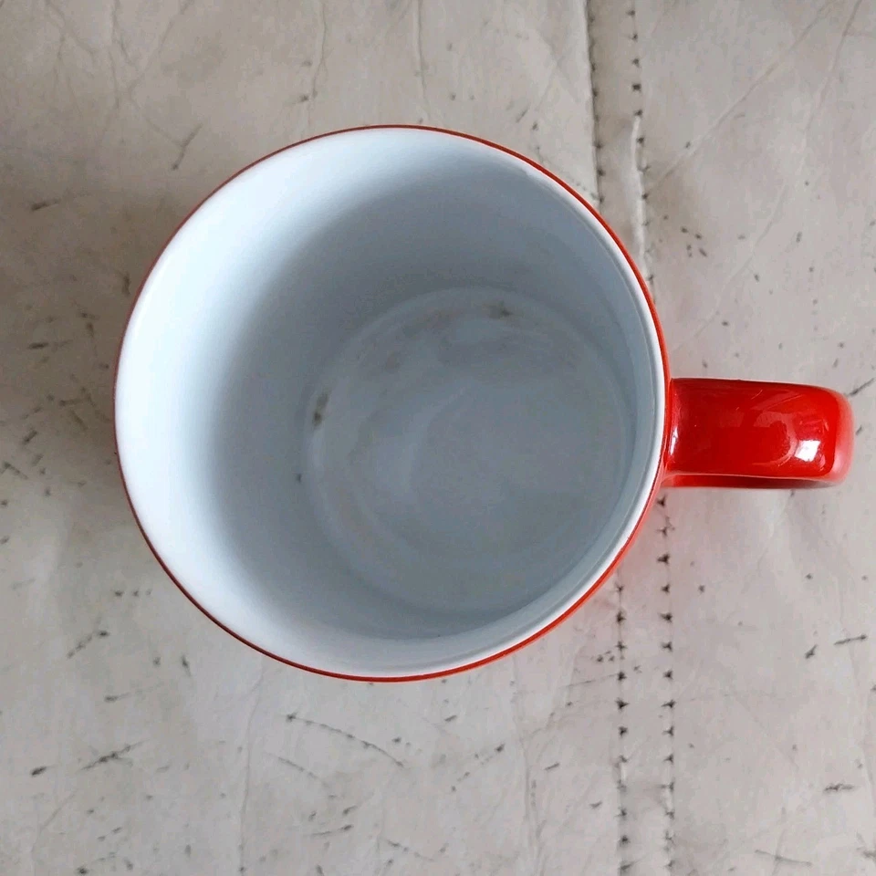 Taza pequeña de té de café Nescafé 50 aniversario 1939-1989 roja blanca ENVÍO GRATUITO Foto 3 de 3