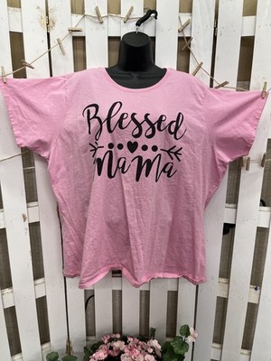 Pink Blessed Mama T-Shirt ~ 3XL ~ (Excellent Pre-Owned Condition)