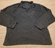 Vintage Nike Gray Pullover Fleece Made In USA Men's Size 2X No Zipper