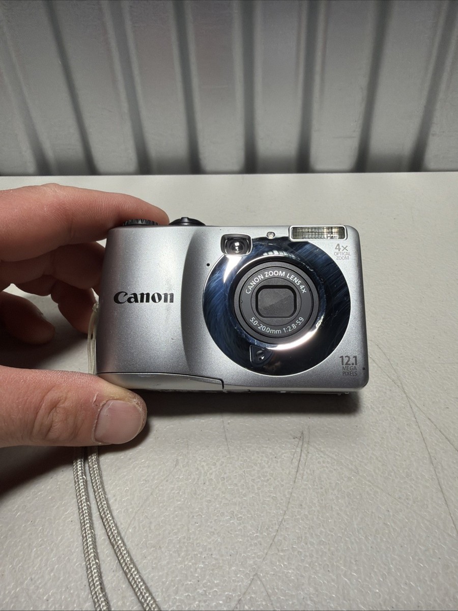 Canon PowerShot A1200 12.1MP Digital Camera - FOR PARTS Distorted