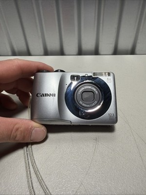 Canon PowerShot A1200 12.1MP Digital Camera - FOR PARTS Distorted