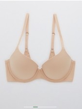 American Eagle Aerie Sunnie Demi Push Up, Color Sands, Size 36DD