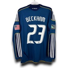 LA Galaxy 2011/2012 Away Long Sleeve Jersey - Beckham #23