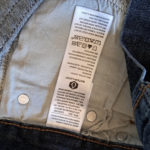 Jeans elásticos azules de mezclilla para hombre Levi Strauss 30 x 32 - Imagen 7 de 10