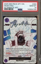 Gear Two (Alternate Art) OP11-080 A Fist of Divine Speed Foil for