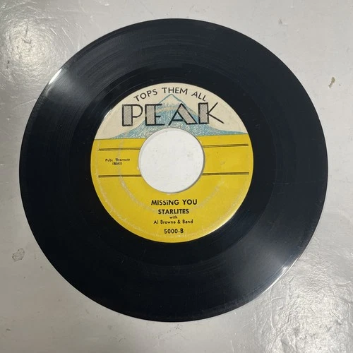 KILLER NYC DOOWOP-STARLITES-MISSING YOU/GIVE ME A KISS-PEAK 5000