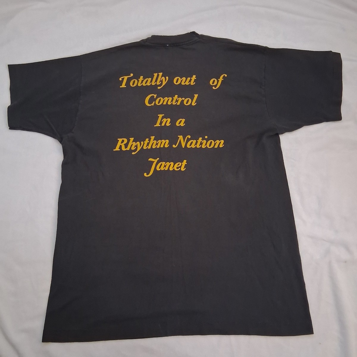 Vintage Janet Jackson World Tour Mens XL USA Made Single Stitch