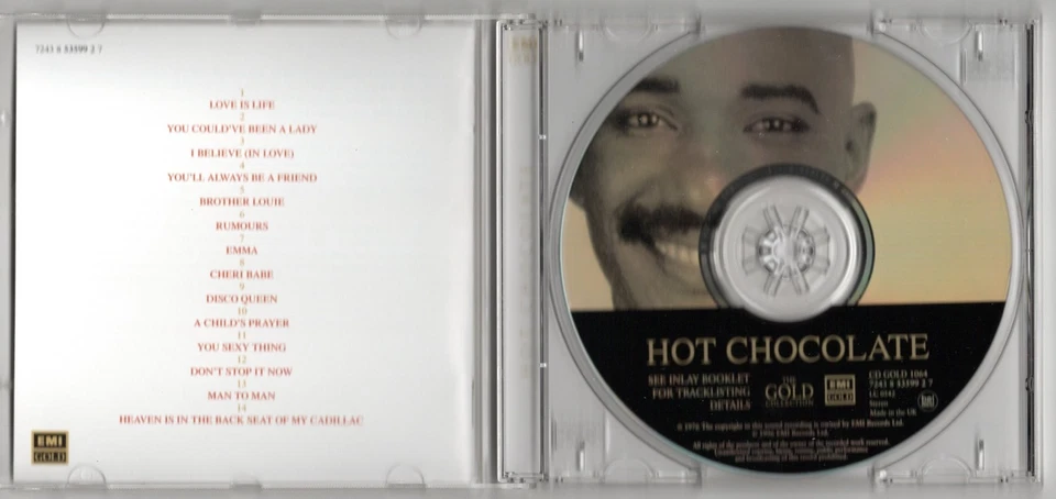 CD Hot Chocolate – 14 Greatest Hits, Topzustand, inkl. Booklet - Bild 3 von 3