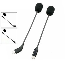 Game Microphone for TypeC Headset with Clear Audio and Adjustable Stand