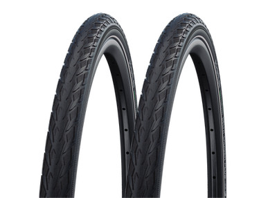 2x Schwalbe Delta Cruiser Plus 40-635 PunctureGuard Reflex E25 28x1 1/2