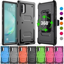 For Samsung Galaxy Note 10 Cell Phone Case Shockproof Cover / Belt Clip Holster