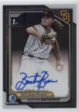 2024 Bowman Draft Chrome Prospect Auto Boston Bateman #CPA-BBA Auto 8g8