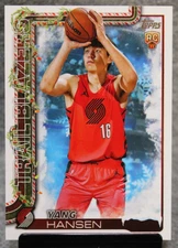 2025-26 Topps NBA Holiday Yang Hansen RC #SSV-YH Image Variation SP