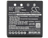 Ersatzakku - CS-FBA209BL - Hbc FBFUB09N / BA209000 - 6 Volt 700Mah Ni-Mh