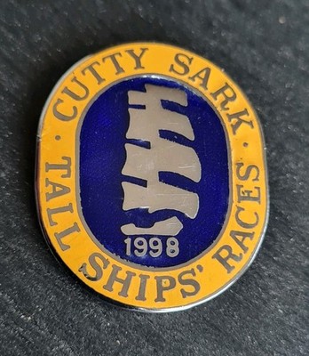 1998 CUTTY SARK GROSSE SCHIFFE RENNEN EMAILLE ABZEICHEN 