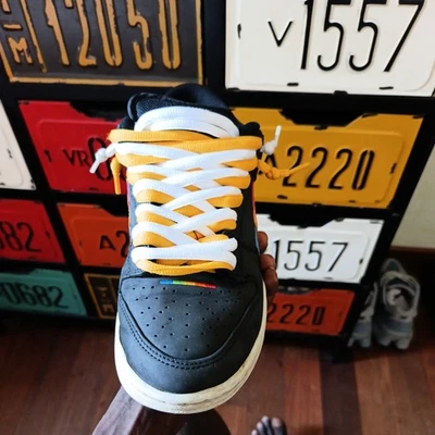 Nike Dunk Low Retro Scarpe da Ginnastica per Uomo - Bianco/Nero/Polaroïd, EU 42