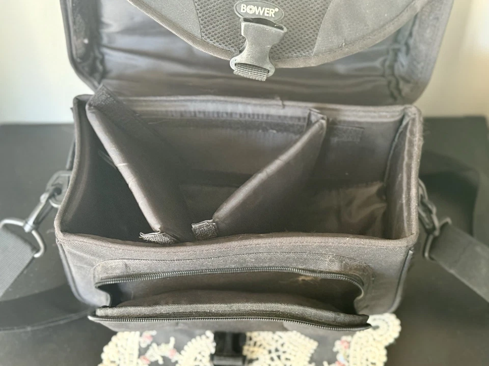 Bowe Digital Universal Camera Bag, Adjustable 3 Compartments, Front Pocket 12 In - Image 3 of 4