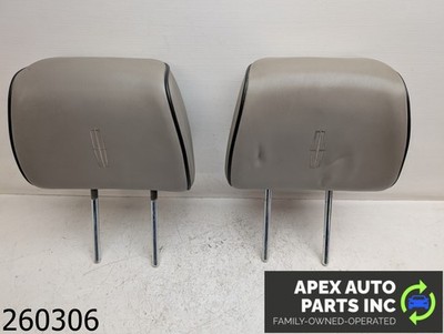 OEM 2007 Lincoln Navigator 5.4L FRONT LEFT & RIGHT HEADRESTS HEAD REST Leather