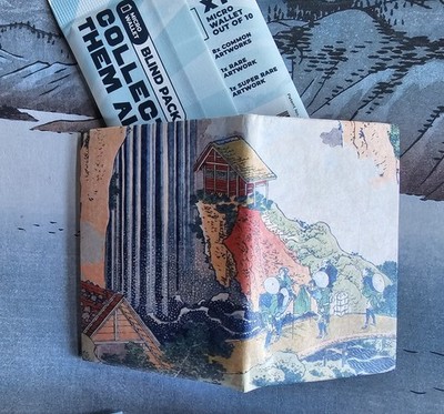 Paperwallet Ukiya Tales Tyvek micro wallet Mountains Whispers RFID protection