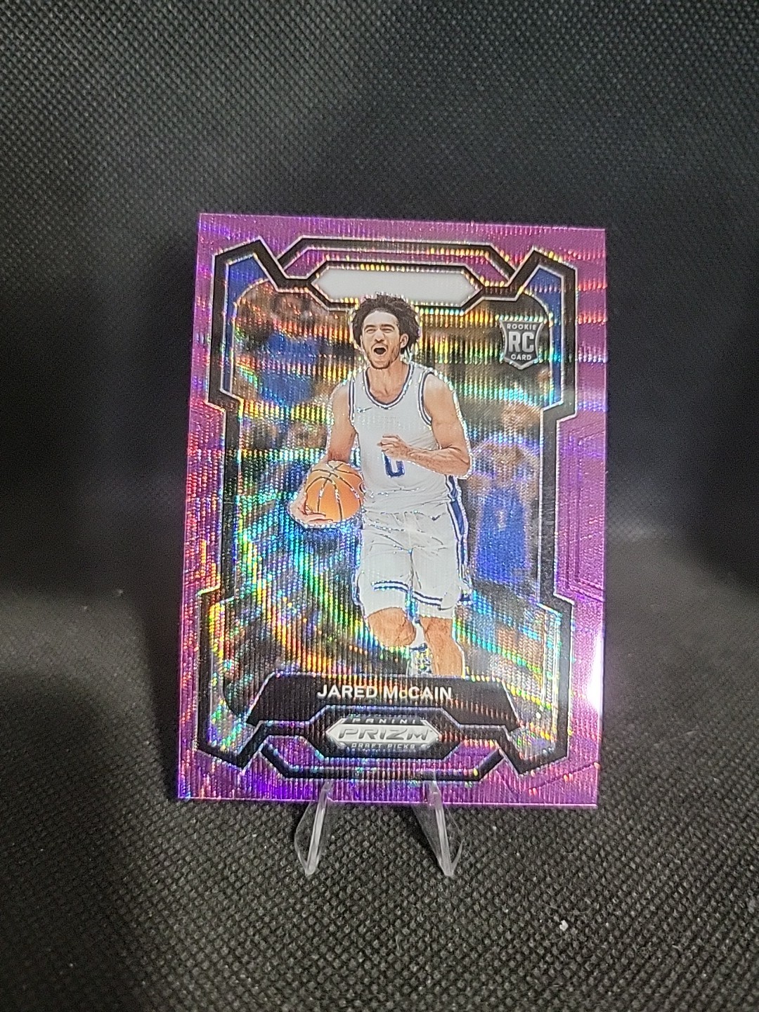 2024 Panini Prizm Draft Picks - Jared McCain #35 Purple Wave Prizm (RC)