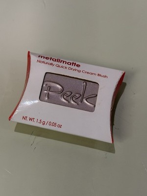 new PEEK Metalimatte Naturally Quick Drying Cream Blush Highlighter A-BOO .05oz