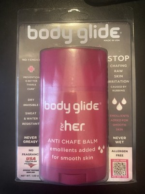 Body Glide For Her Anti Chafing, Moisturizing Balm