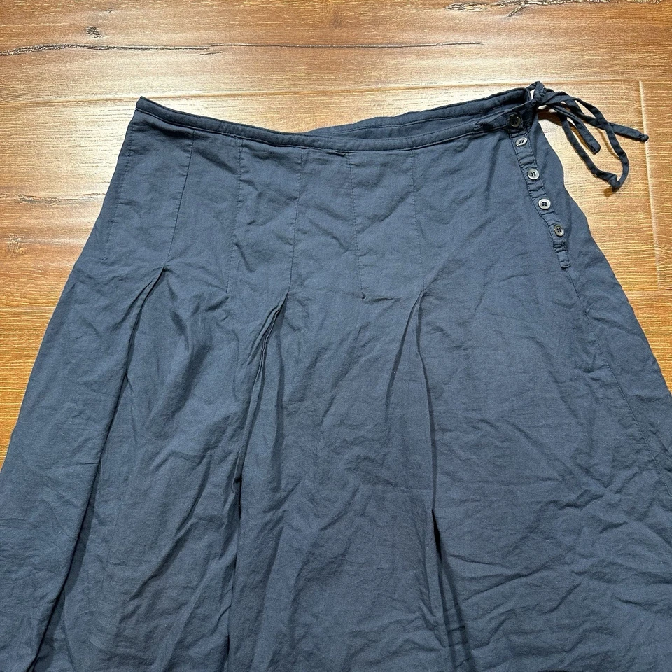 Falda James Perse Mujer 1 Azul Forrada Algodón EE. UU. Retro Y2K Diseñador Antiguo Clásico Foto 3 de 4