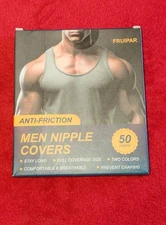 NEW 50 Nipple Covers for Men Anti-Chafing Nipple Guards for Running & Sports