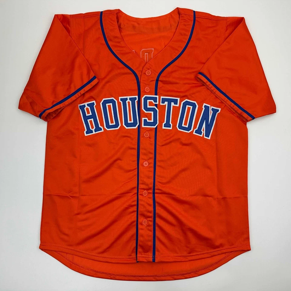 Autographed/Signed Josh Hader Houston Orange Baseball Jersey JSA COA - Image 4 of 4
