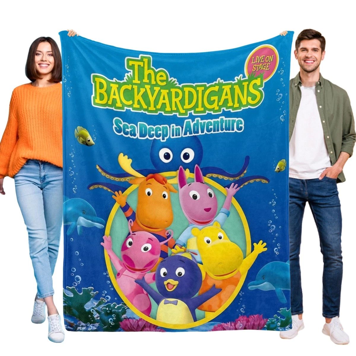 The Backyardigans Throw Blanket for Bed Couch Soft Flannel for Gifts Home Decor