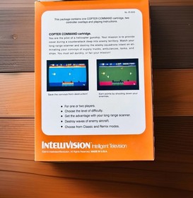 INTELLIVISION HOMEBREW COPTER COMMAND WITH PATCH#I-R0009! CIB SUPER RARE HTF