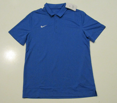 NIKE Mens Blue Dri-Fit Polo Shirt Size Medium M NWT
