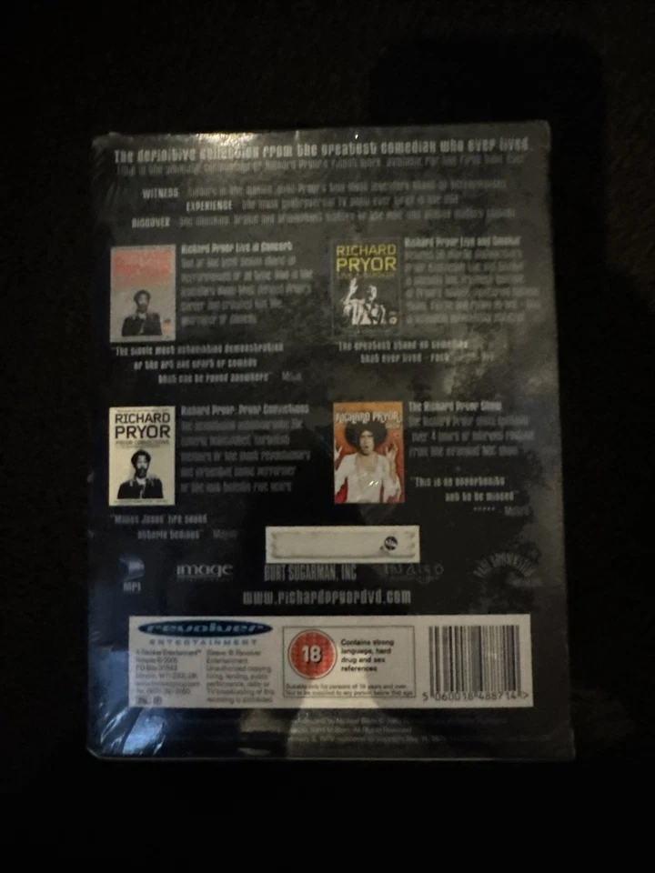 New Sealed! Richard Pryor- Ultimate Collection 5-Disc DVD Autobiography Book Set - Image 3 of 4