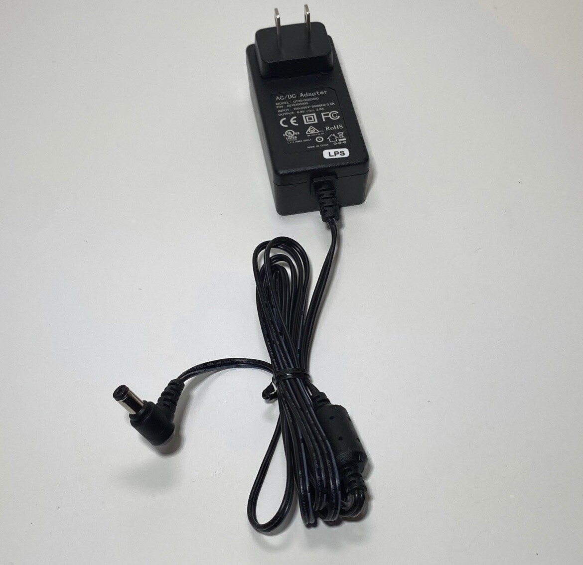 AC/DC Adapter Model UT20-065200U P/N: 6010356900 6.5V 2.0A | eBay