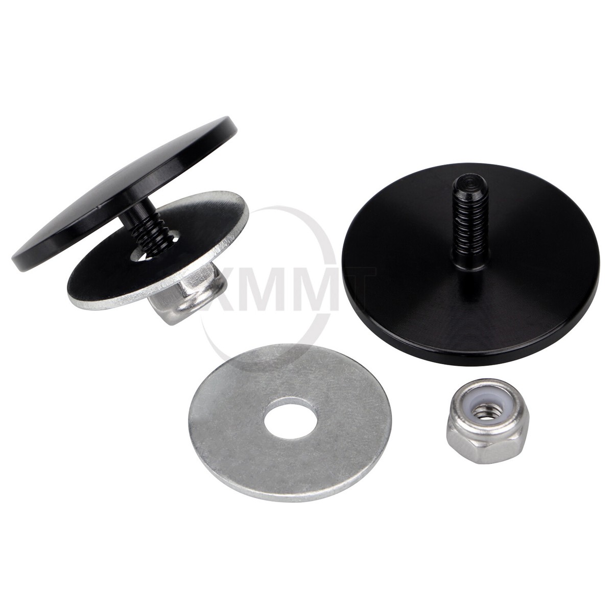 Black Inner Fairing Mount Mirror Rearview Mirrors For Harley