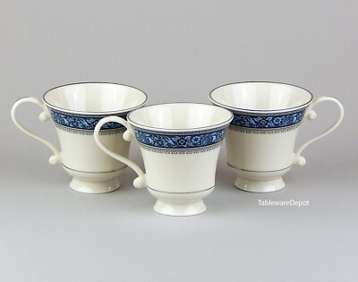 Set of 3 Footed Cups (6 oz.), MINT UNUSED Condition! Pickard Overture